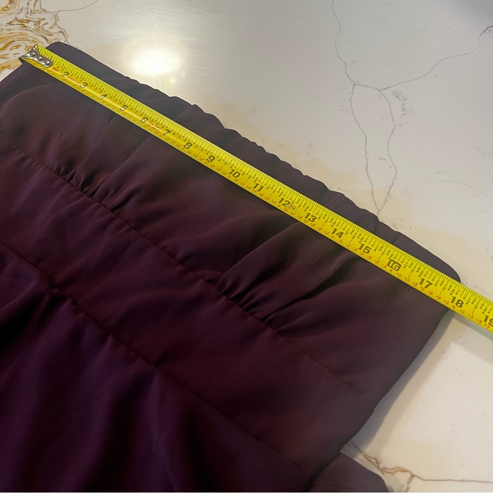 Lulus Gorgeous Essence Dark Purple Strapless Tiered Maxi Dress - Picture 9 of 11